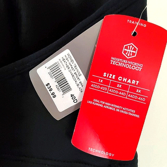 NWT!🎉2 for $22🎉BCG High Impact Underwire Sports Bra, 40D - Picture 3 of 7